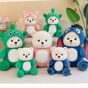 Cute Teddy Bear Plush Toys Cartoon Animals Soft Stuffed Dolls