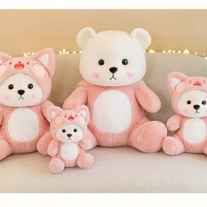 Cute Teddy Bear Plush Toys Cartoon Animals Soft Stuffed Dolls
