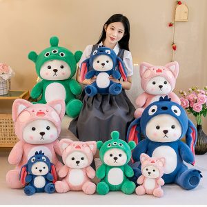 Cute Teddy Bear Plush Toys Cartoon Animals Soft Stuffed Dolls