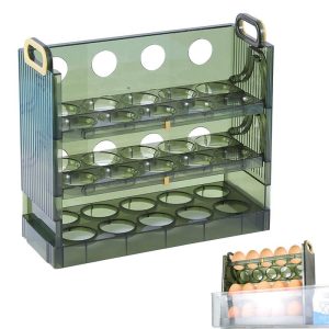 Flip Egg Storage Box Organizer for Refrigerator