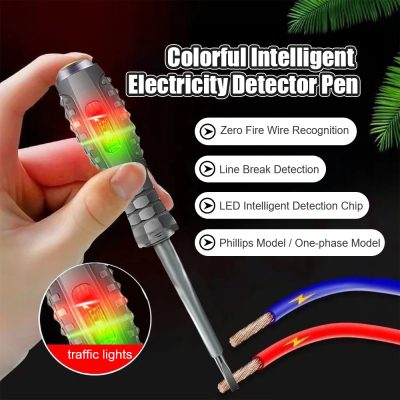 Portable Voltage Tester Pen Electric Screwdriver