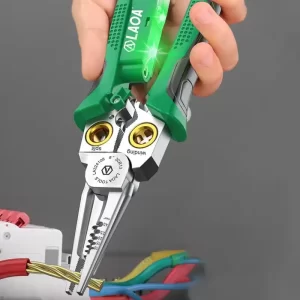 8-in-1 Wire Stripper with Electrical Measuring Pliers